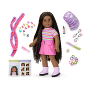 Long Hair Looks™ by Truly Me™ 18-inch Doll #135 & hair accessories D6