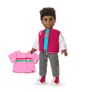 Truly Me™ 18-inch Doll #113 with curly dark-brown hair K7