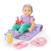 Disney Princess Ariel Cuddle & Care Set with Bitty Baby® Doll by American Girl® L9