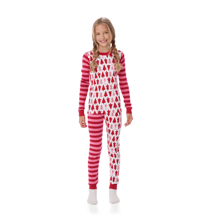 American Girl® x Hanna Andersson Holiday Treetops Pajamas for Little Girls & Girls P7