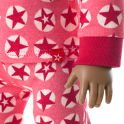 American Girl® x Hanna Andersson Berry Bright Stars Pajamas for 18-inch Dolls O1