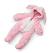 Playful Pink Bunny One-Piece Outfit for Bitty Baby® Dolls H6