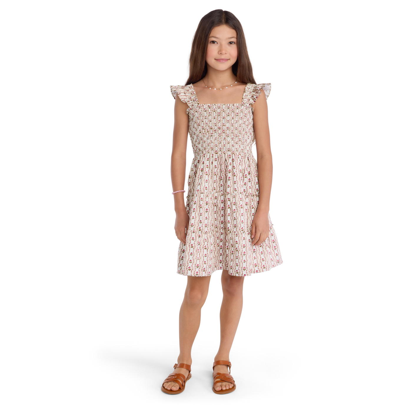 American Girl® x Hill House Home Tiny Ellie Nap Dress for Girls (Felicity™ Print) C2