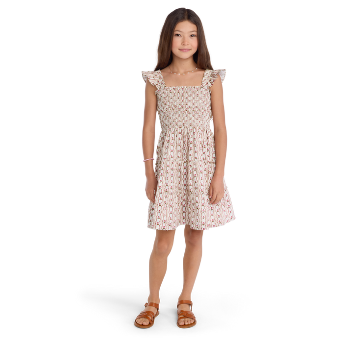 American Girl® x Hill House Home Tiny Ellie Nap Dress for Girls (Felicity™ Print) C2