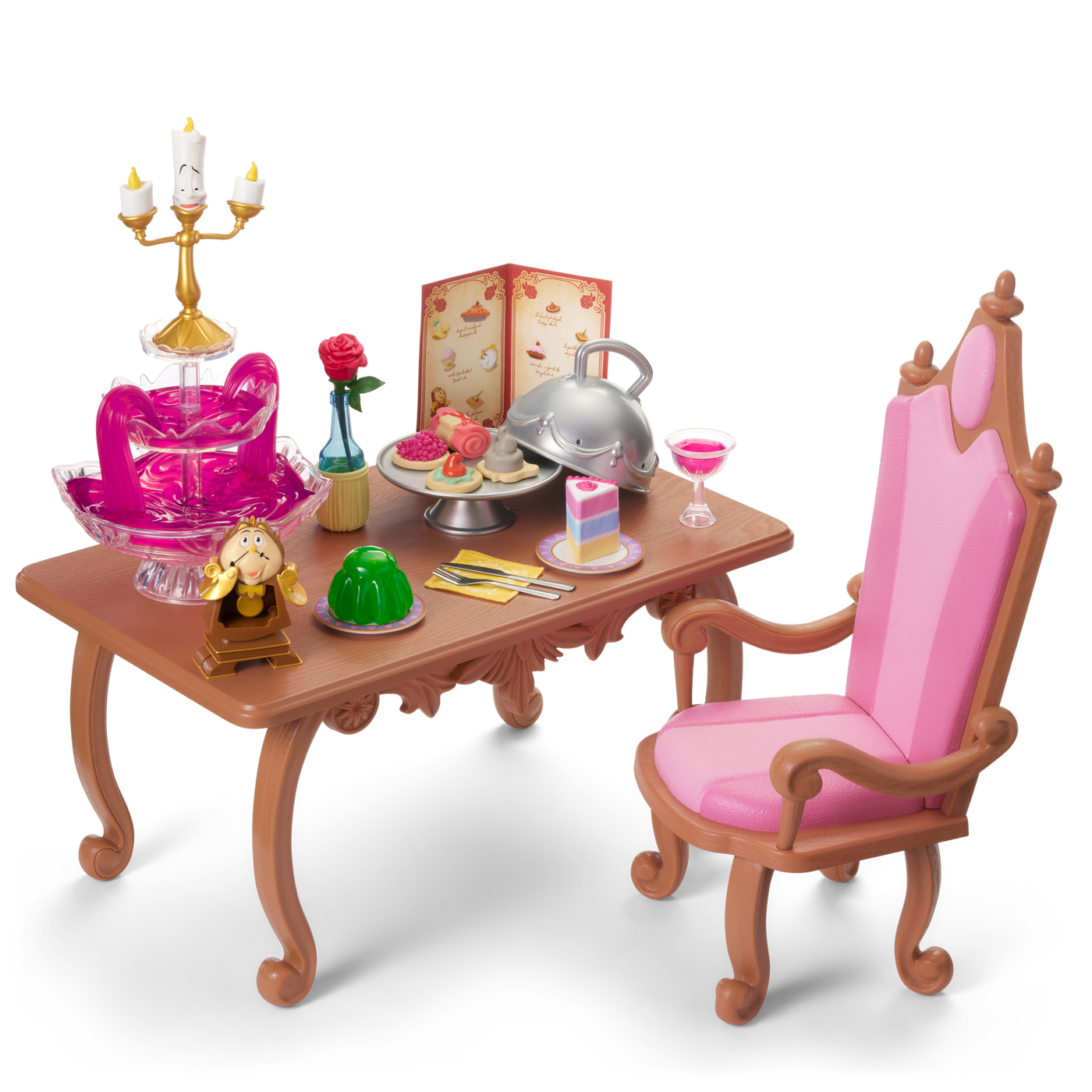 Disney Princess Belle Enchanted Castle Dining Set & Friends for 18-inch Dolls by American Girl® T1