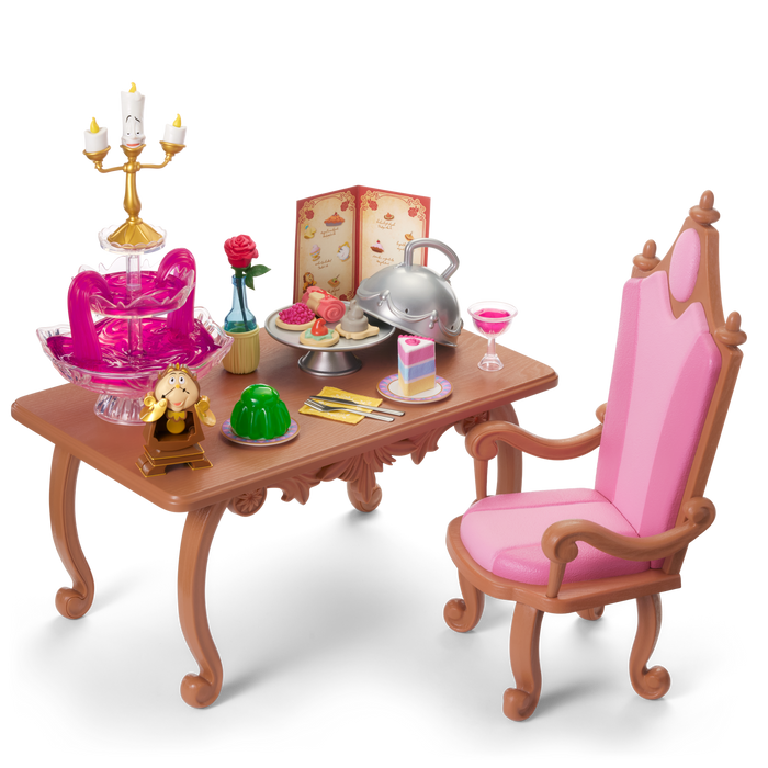 Disney Princess Belle Enchanted Castle Dining Set & Friends for 18-inch Dolls by American Girl® T1