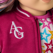 Truly Me™ 18-inch Doll #110 with wavy blonde hair J2