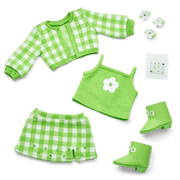 August Peridot Glow Outfit for 18-inch Dolls H3