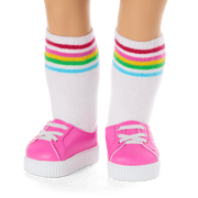Truly Me™ 18-inch Doll #110 with wavy blonde hair J2