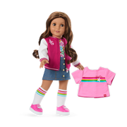 Truly Me™ 18-inch Doll #117 with wavy dark-brown hair R8