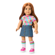 Truly Me™ 18-inch Doll #103 with wavy red hair Q9