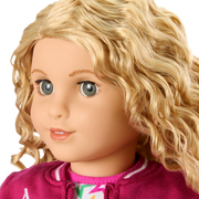 Truly Me™ 18-inch Doll #115 with curly blonde hair A1