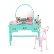 Raquel’s™ Vintage Vanity for 18-inch Dolls (Girl of the Year™ 2026) L4