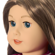 Truly Me™ 18-inch Doll #126 with wavy brown hair M1