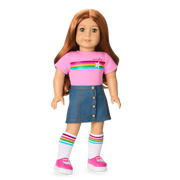Truly Me™ 18-inch Doll #103 with wavy red hair Q9