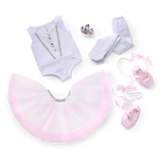 My First Ballet Recital Costume for 18-inch Dolls E6