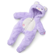 Lovable Lavender Bear One-Piece Outfit for Bitty Baby® Dolls M7