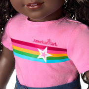 Truly Me™ 18-inch Doll #127 with curly dark-brown hair U1