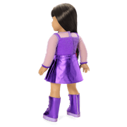 February Amethyst Bliss Outfit for 18-inch Dolls J1