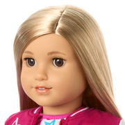 Truly Me™ 18-inch Doll #131 with straight blonde hair N3
