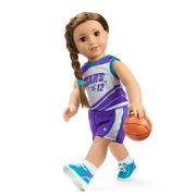 Star Player Basketball Outfit for 18-inch Dolls J4