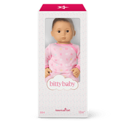 Bitty Baby® Doll #4 with black hair in Pastel Pink C2