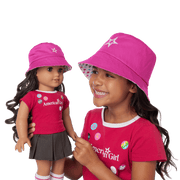 AG™ Star Bucket Hat Set for Girls & Dolls M4