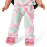 Raquel's™ Coastal Stripes Pajamas for 18-inch Dolls (Girl of the Year™ 2026) F7