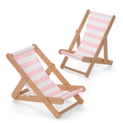 Raquel's™ Beach Chairs & Barbecue Set for 18-inch Dolls (Girl of the Year™ 2026) K7