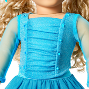 December Blue Brilliance Topaz Outfit for 18-inch Dolls O7