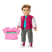 Truly Me™ 18-inch Doll #104 with straight caramel hair Q4