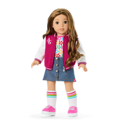 Truly Me™ 18-inch Doll #118 with curly caramel hair Y2