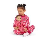American Girl® x Hanna Andersson Berry Bright Stars Pajamas for Bitty Baby® Dolls L8