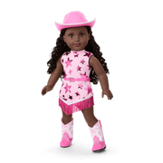 Glam Pink Cowgirl Outfit for 18-inch Dolls Q6