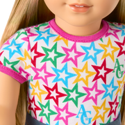 Truly Me™ 18-inch Doll #131 with straight blonde hair N3