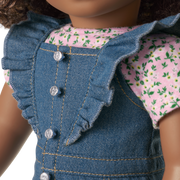 Western Flowers Denim Jumpsuit for 18-inch Dolls A3