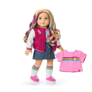 Truly Me™ 18-inch Doll #110 with wavy blonde hair J2