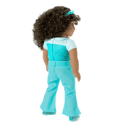 March Aquamarine Dream Outfit for 18-inch Dolls K7