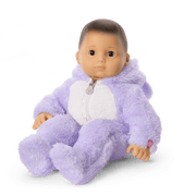 Lovable Lavender Bear One-Piece Outfit for Bitty Baby® Dolls M7