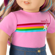Truly Me™ 18-inch Doll #110 with wavy blonde hair R1