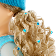December Blue Brilliance Topaz Outfit for 18-inch Dolls O7