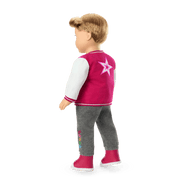 Truly Me™ 18-inch Doll #104 with straight caramel hair Q4