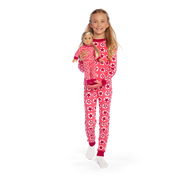 American Girl® x Hanna Andersson Berry Bright Stars Pajamas for Little Girls & Girls E1