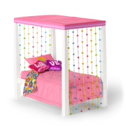 Julie’s™ Groovy Bed & Bedding for 18-inch Dolls (Historical Characters) M2