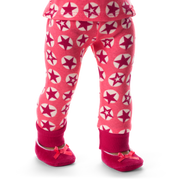 American Girl® x Hanna Andersson Berry Bright Stars Pajamas for 18-inch Dolls O1