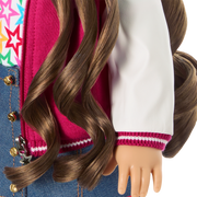 Truly Me™ 18-inch Doll #126 with wavy brown hair M1