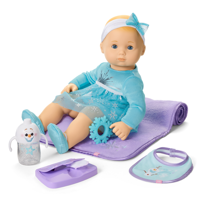 Disney Frozen Elsa Cuddle & Care Set with Bitty Baby® Doll by American Girl® W3
