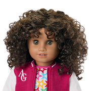 Truly Me™ 18-inch Doll #132 with curly dark-brown hair C7