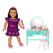 Raquel’s™ Vintage Vanity for 18-inch Dolls (Girl of the Year™ 2026) L4