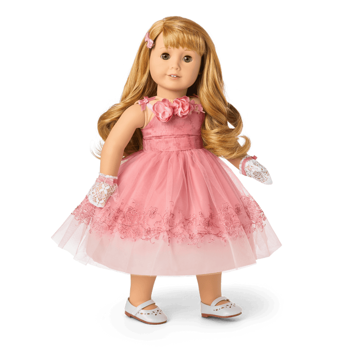 Maryellen’s™ Pretty Pink Dress for 18-inch Dolls (Historical Characters) Y5